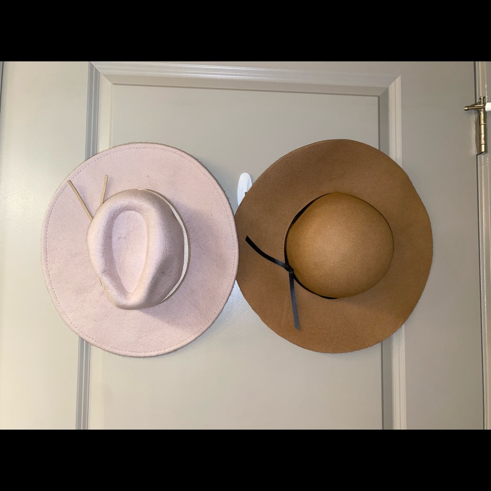 TWO wide brim hats!